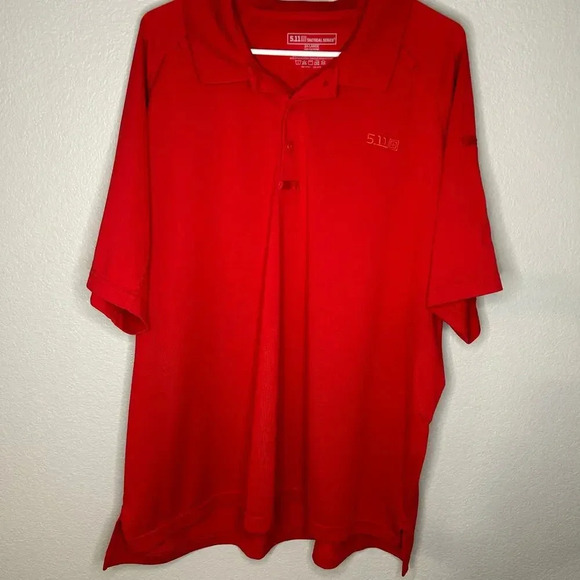 5.11 mens range red tactical performance polo size 2X - Picture 1 of 8